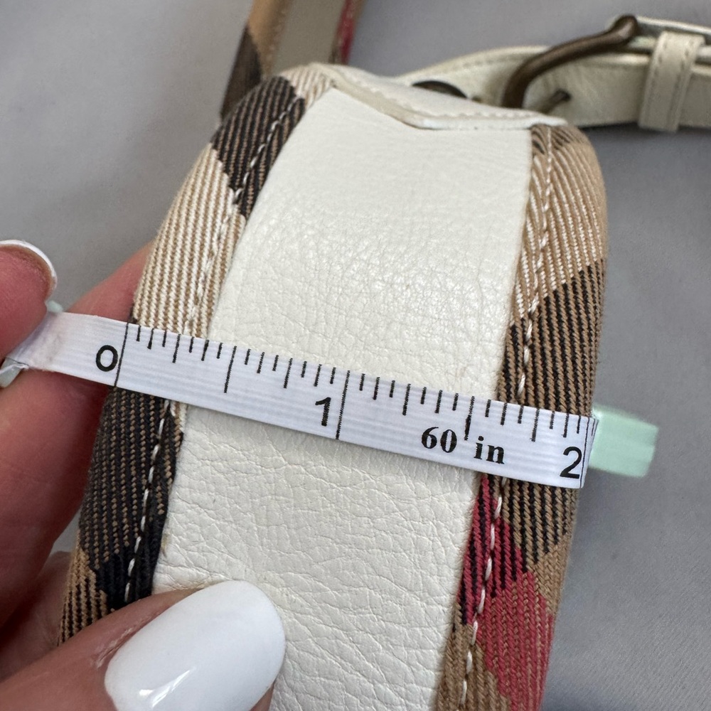 Burberry London Nova Check Canvas & Leather Belt – Size 36/90 – Made in Italy - Picture 8 of 10